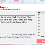 Task with sex toys